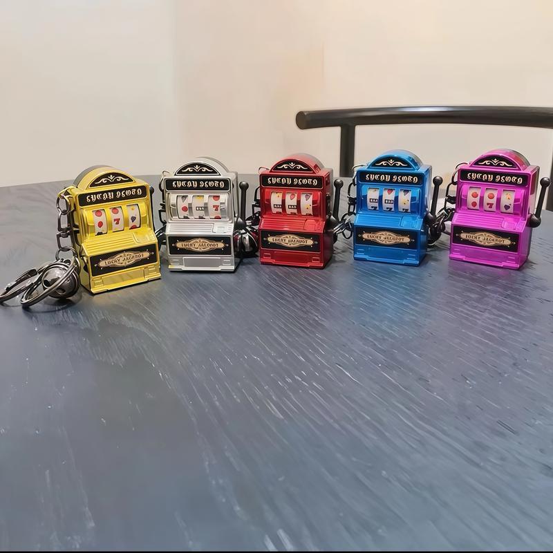 Mini Spinning Machine keychain Cool Designed Keychain Creative Keychain Stress Relief Keychain - soufeeluk