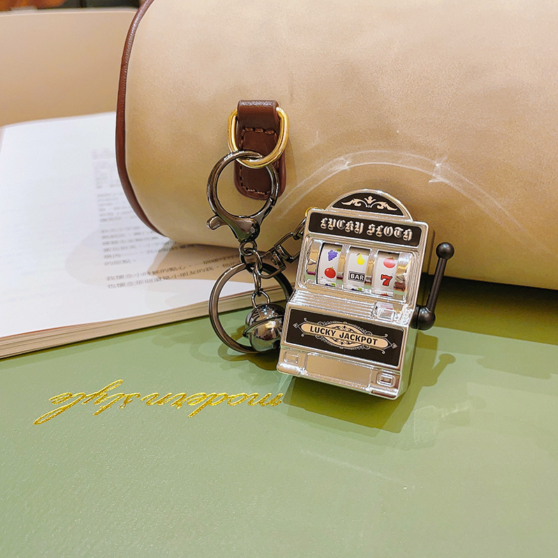 Mini Spinning Machine keychain Cool Designed Keychain Creative Keychain Stress Relief Keychain - soufeeluk
