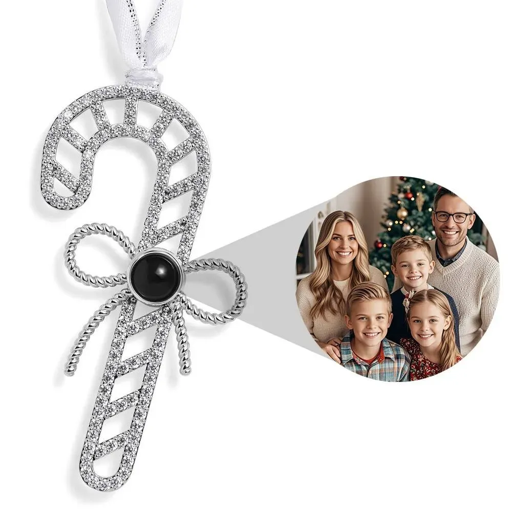 Personalisierte Projektion Ornament Custom Foto Schneeflocke Weihnachten Ornament Geschenke
