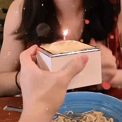 Zauberhafte Bären-kuchenring-box, Überraschungsgeschenk, Geburtstagsgeschenk Mit Offenem, Verstellbarem Verlobungsring, Geschenk Für Liebhaber Für Sie - soufeelde