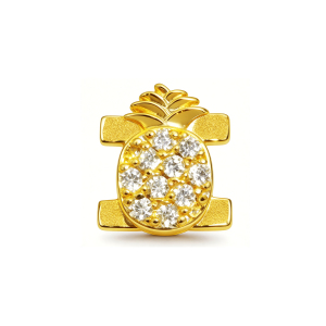 Ananas-charm – Gold