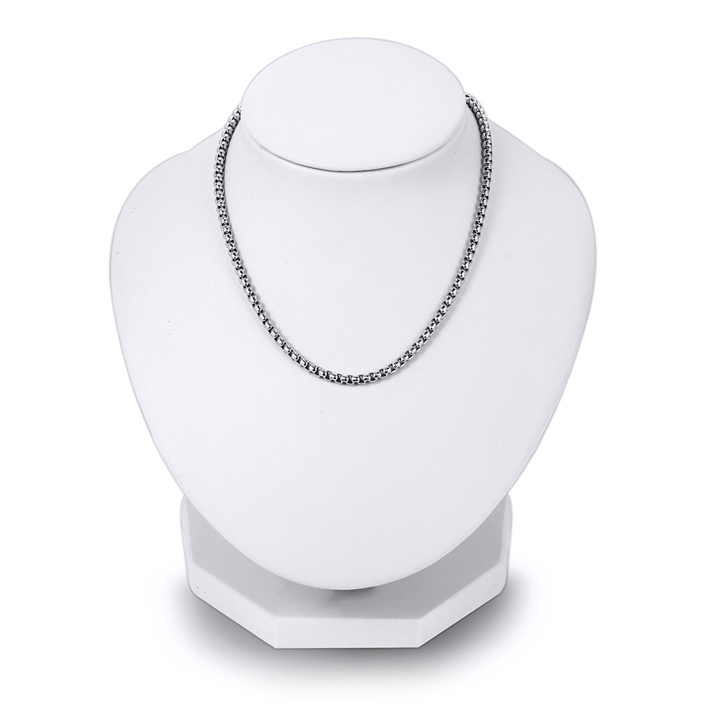 Herren-halskette, Abgerundete Box-kette, Punk-stapelkette, Geschenk Für Freund - soufeede