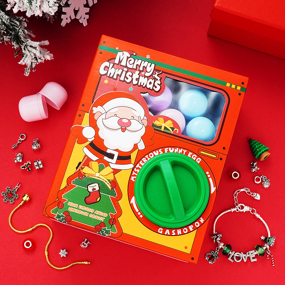 Verkauf Von Gashapon-automaten, Schmuck, Adventskalender, Eierdrehmaschine, 24 Weihnachtszauber, Überraschungs-blindbox, Weihnachtsgeschenk