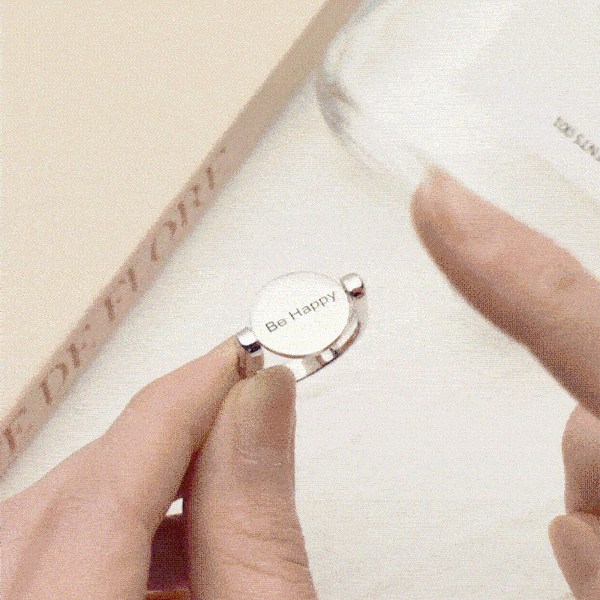 Benutzerdefinierter Namensring Angst Dekompressionsring Schmuck Geschenk - soufeede