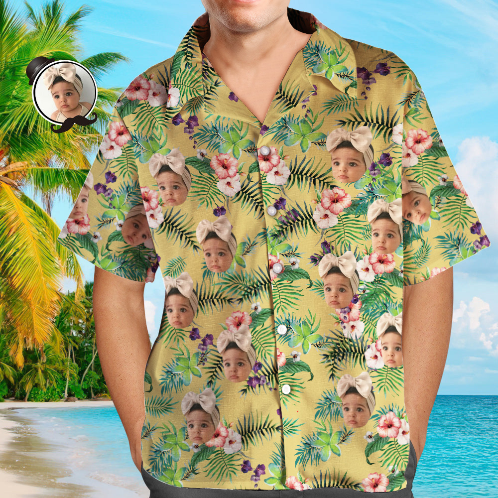 Benutzerdefinierte Hawaiian Shirts Bier und Prost personalisierte Vatertag Shirt Geschenk für Papa