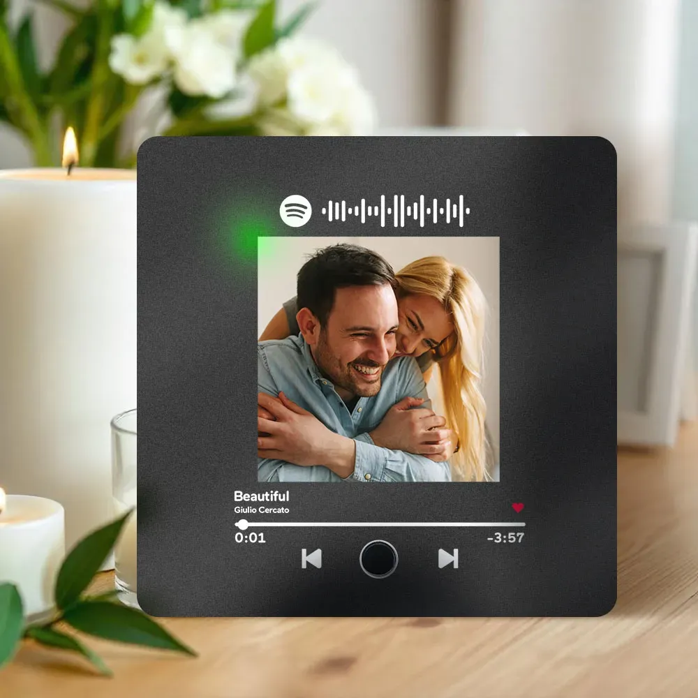 Personalisierter Fotoalbum-kühlschrankmagnet, Musik-wand-fotoaufkleber, Musikbewegung, Die Ohne Handy Abgespielt Werden Kann, Music Fridge Magnet Pro - soufeede