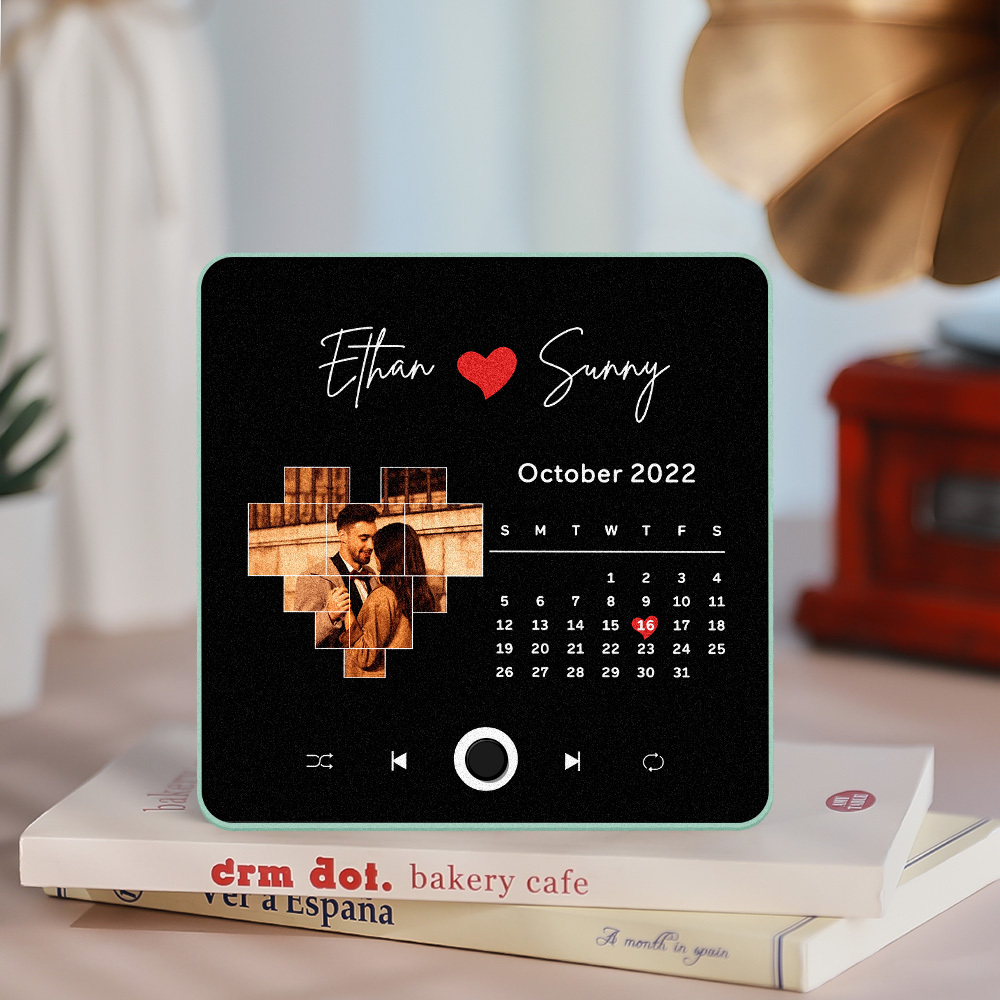 Personalisierter Fotoalbum-kühlschrankmagnet, Musik-wand-fotoaufkleber, Musikbewegung, Die Ohne Handy Abgespielt Werden Kann, Music Fridge Magnet Pro