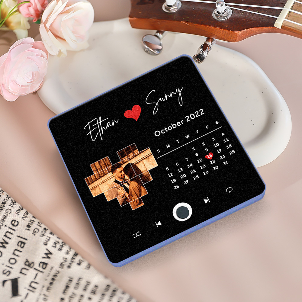 Personalisierter Fotoalbum-kühlschrankmagnet, Musik-wand-fotoaufkleber, Musikbewegung, Die Ohne Handy Abgespielt Werden Kann, Music Fridge Magnet Pro