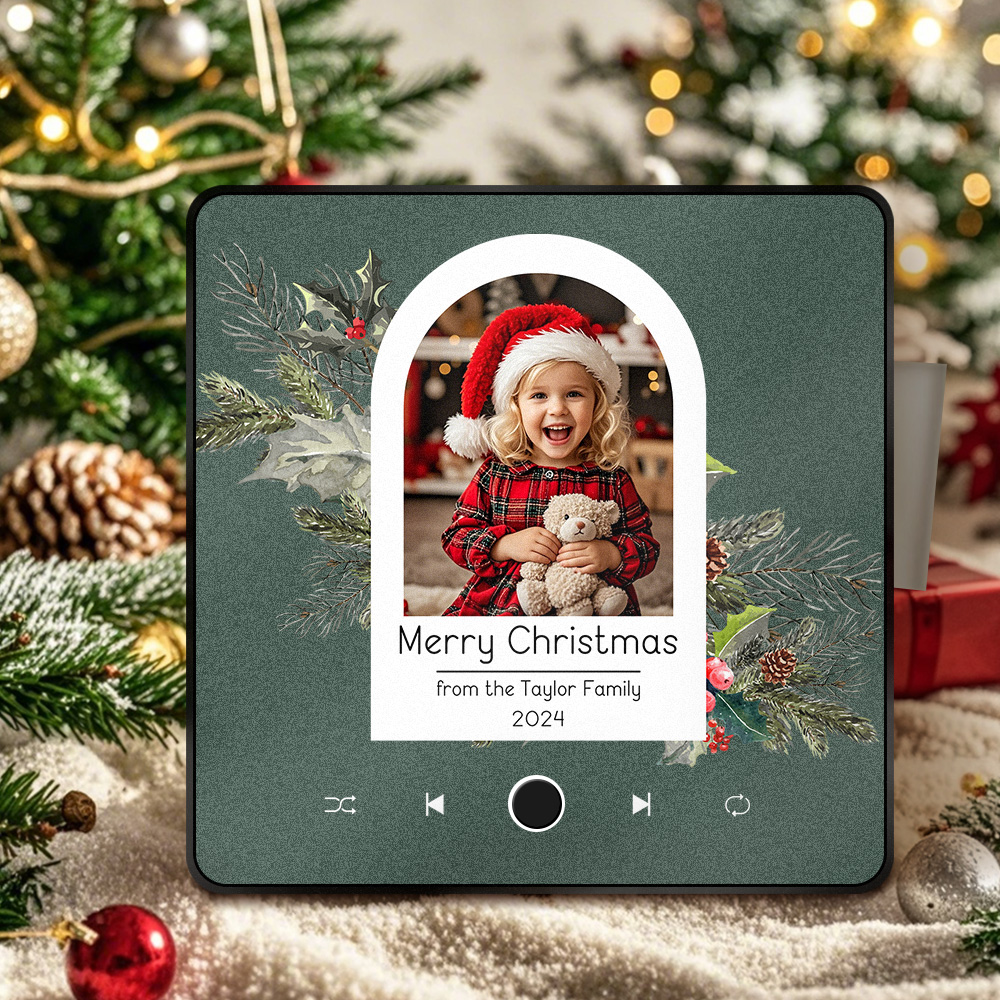 Benutzerdefinierter Musik-kühlschrankmagnet-fotoaufkleber, Musik-wand-fotoaufkleber, Der Musik Ohne Handy Spielt, Weihnachtsgeschenke Für Kinder - soufeede