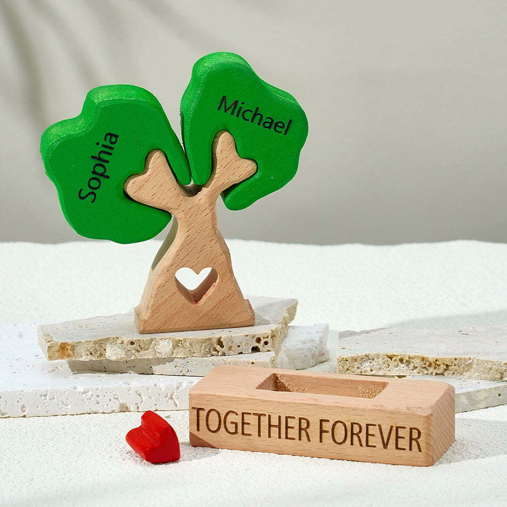 Personalisiertes Stammbaum-Puzzle aus Holz, Weihnachtsgeschenke, indiv