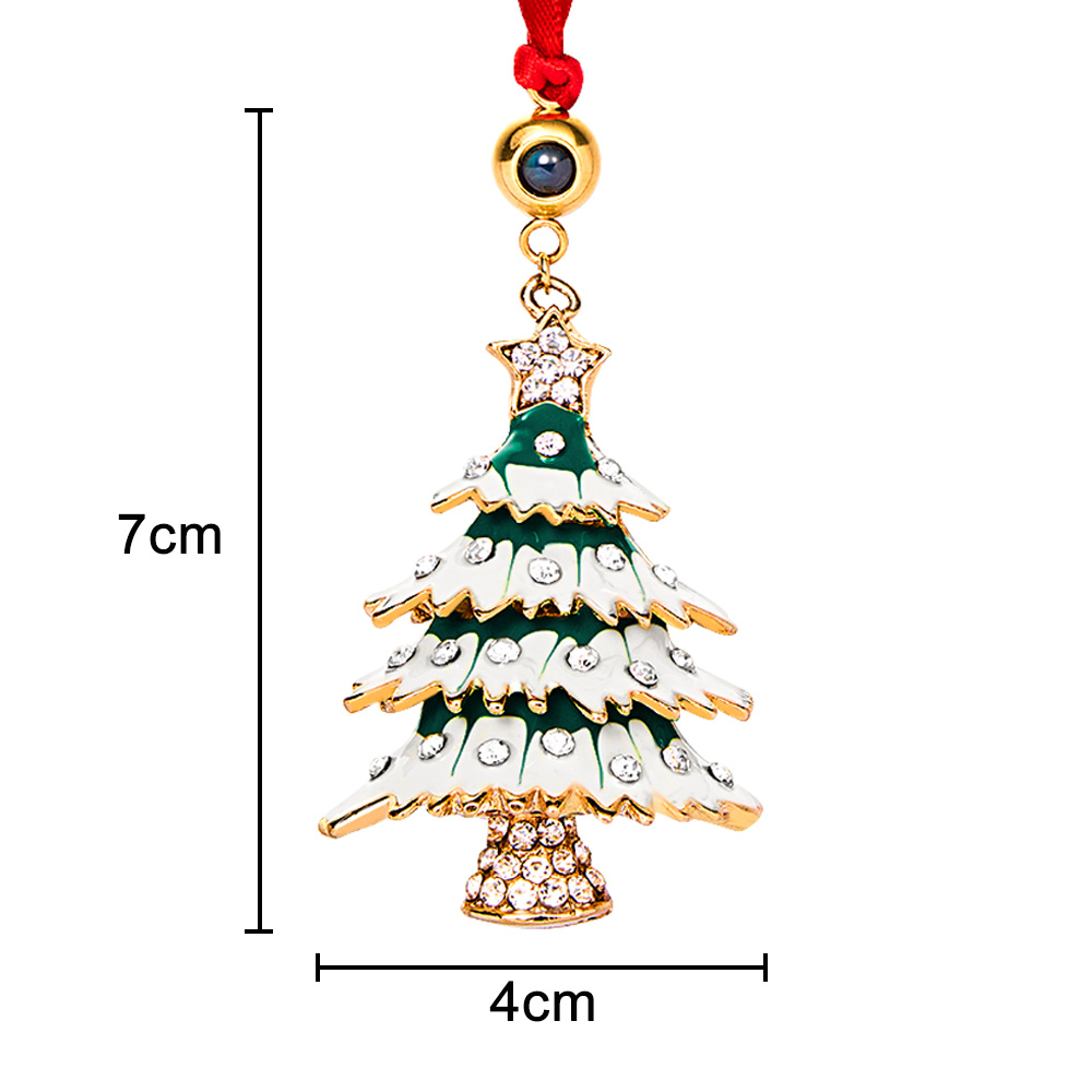 Personalisierte Fotoprojektionsornamente, Diamant-hohl-weihnachtsbaum-fotoornamente, Beste Geschenke Für Weihnachten