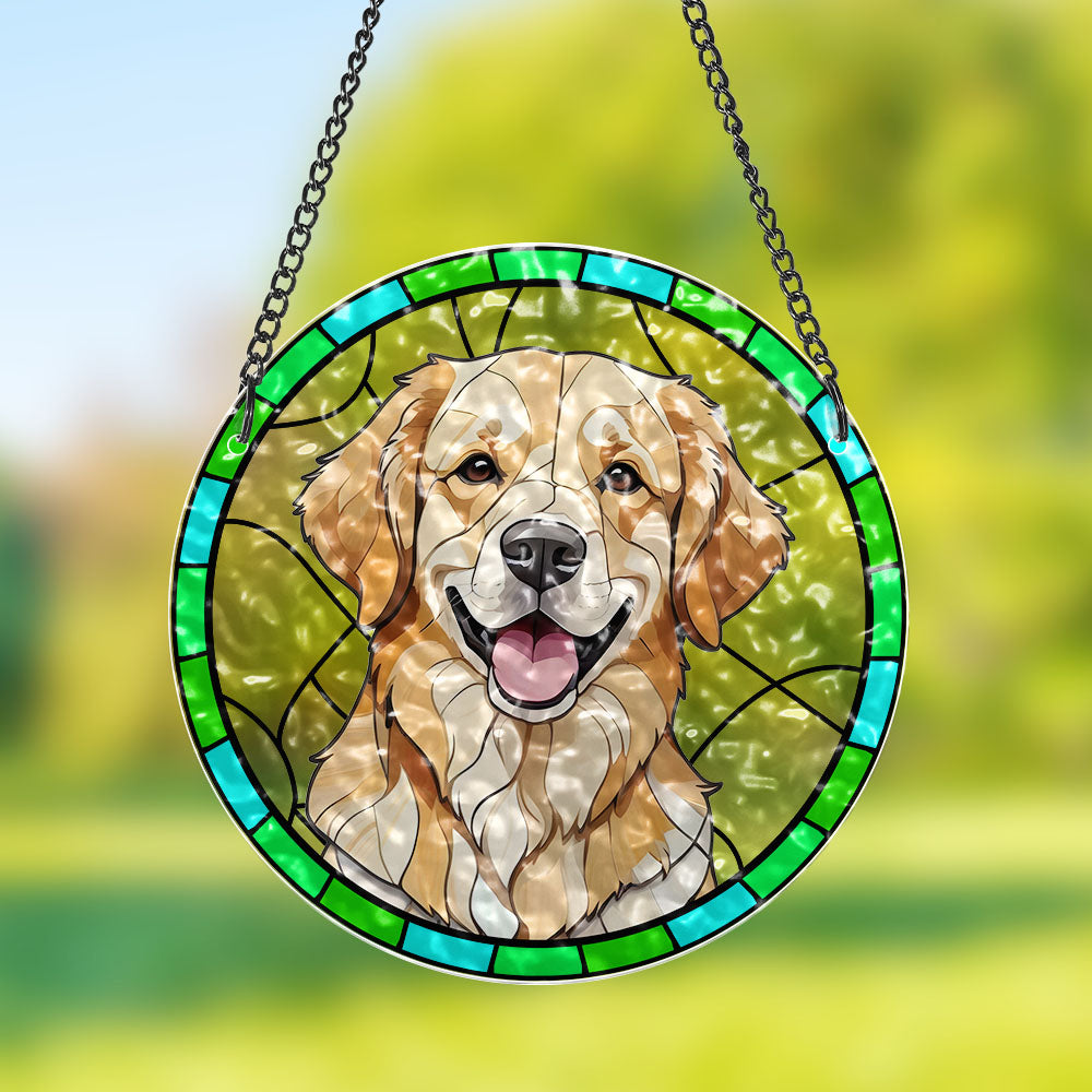 Individuelles Haustierportrait, Sonnenfänger, Haustier-gedenkdekoration, Geschenke Für Haustierbesitzer - soufeede