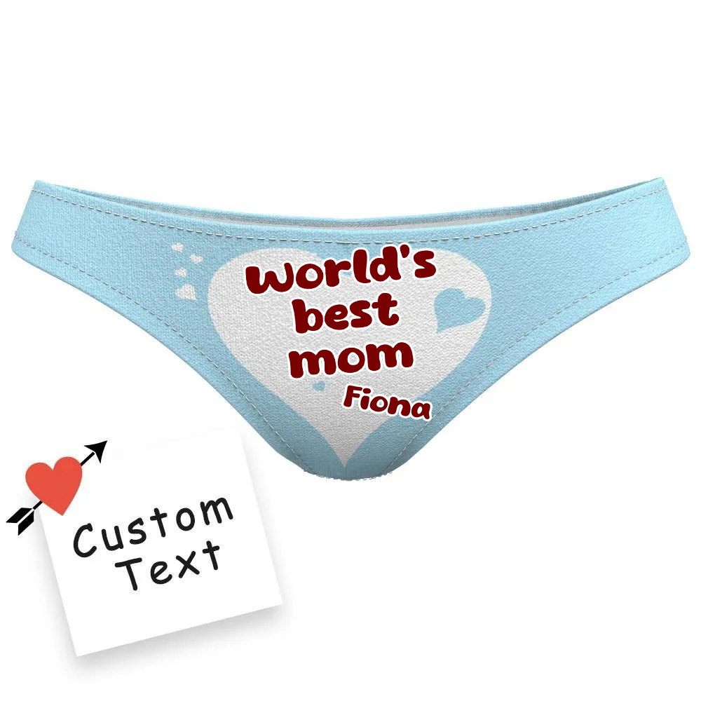 Custom Name Unterwäsche für Mama Unterwäsche Die beste Mutter der Welt!