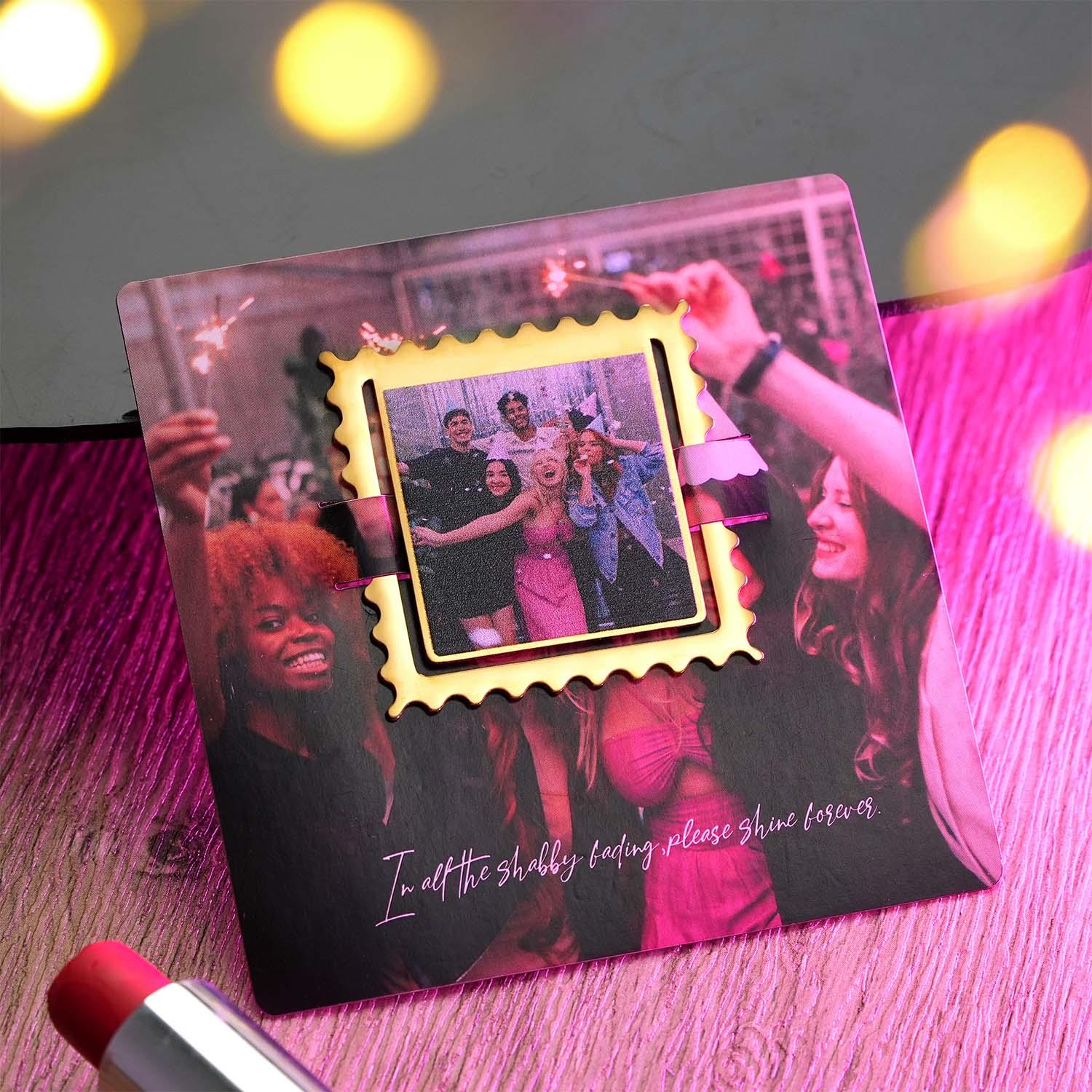 Personalisiertes Foto-lesezeichen, Personalisierter Text, Metall-lesezeichen, Lesegeschenk - soufeelde