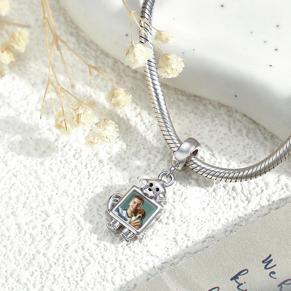 Personalisierter Foto-charm, Liebeshund, Niedliches Haustierbesitzer-geschenk - soufeede