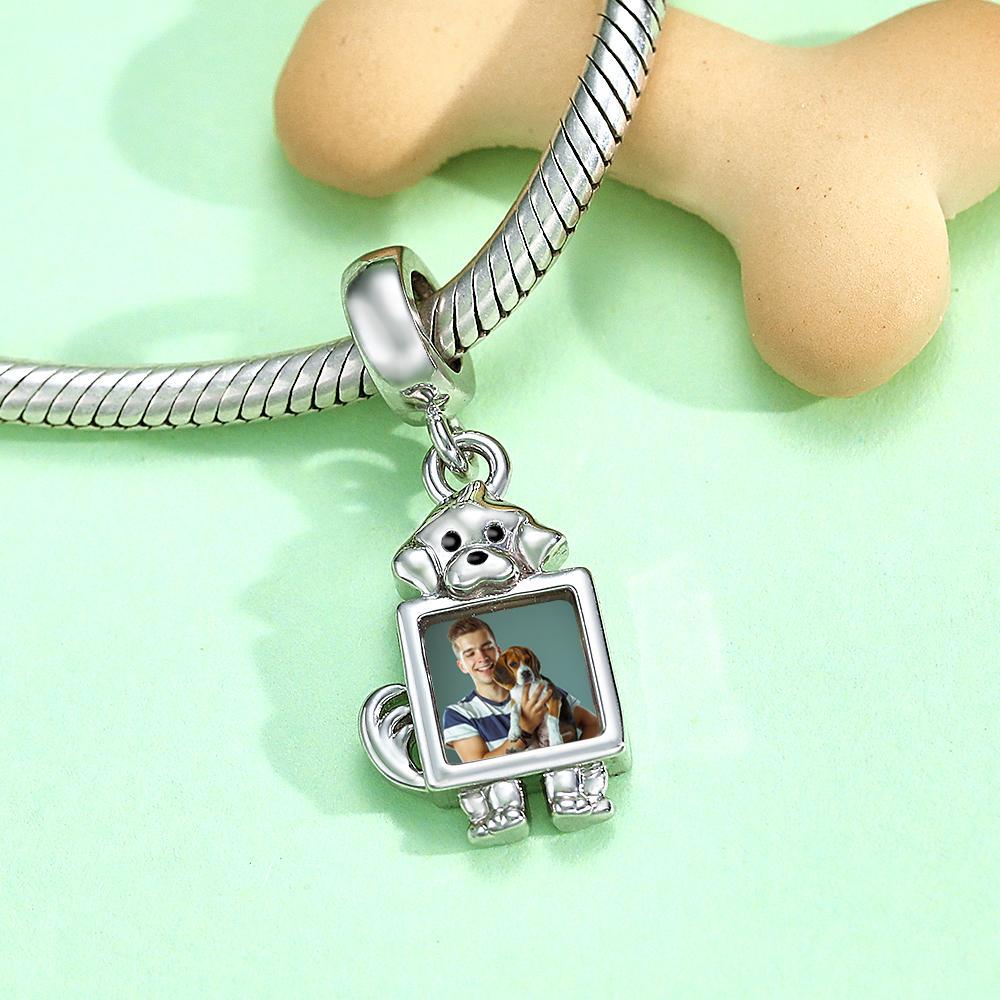 Personalisierter Foto-charm, Liebeshund, Niedliches Haustierbesitzer-geschenk - soufeede