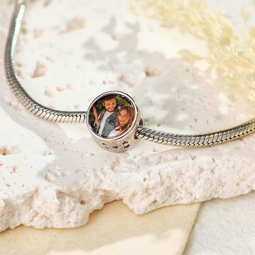 Personalisierter Foto-charm, Sternenhimmel, Kreatives Paar-geschenk - soufeede