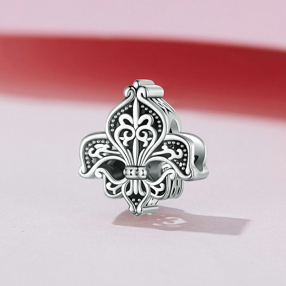 Wunderschöner Iris-Charm aus 925er Sterlingsilber FJ1422