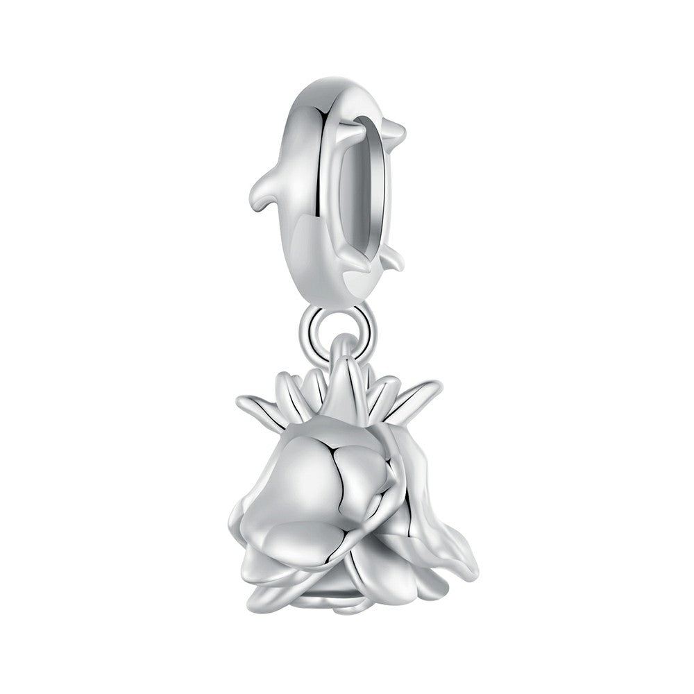 Wunderschöner Rosenanhänger aus 925er Sterlingsilber FJ1428