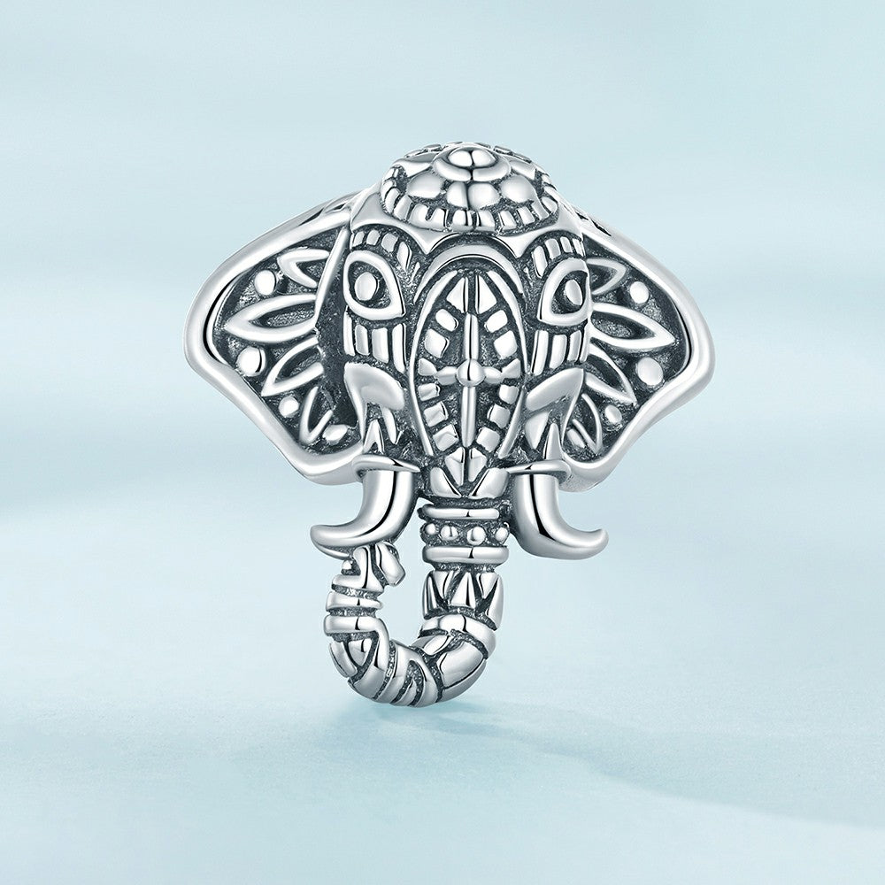 Ganesha-Religion-Charm, 925er Sterlingsilber, FJ1433