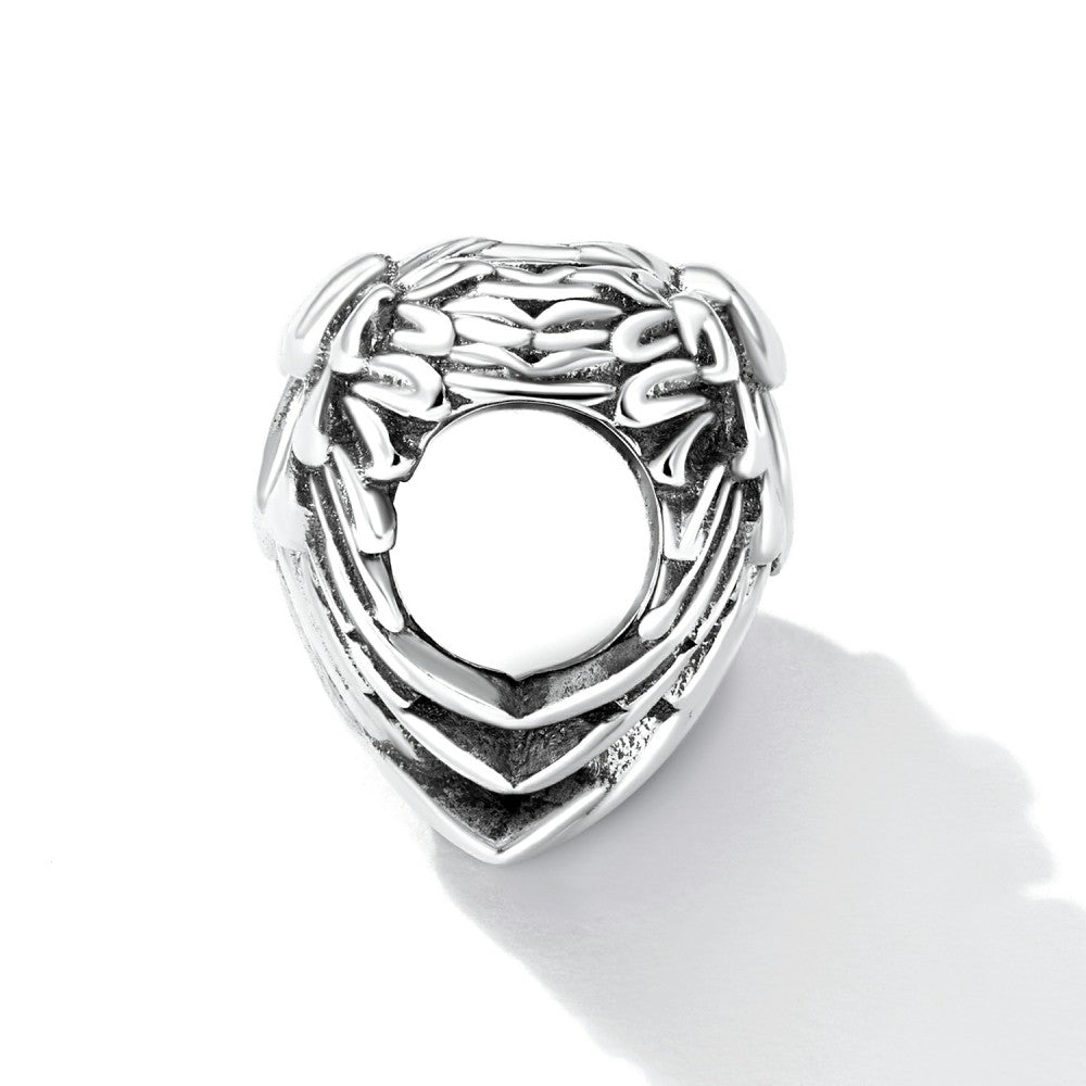 Liebesflügel-Charm, 925er Sterlingsilber, FJ1442