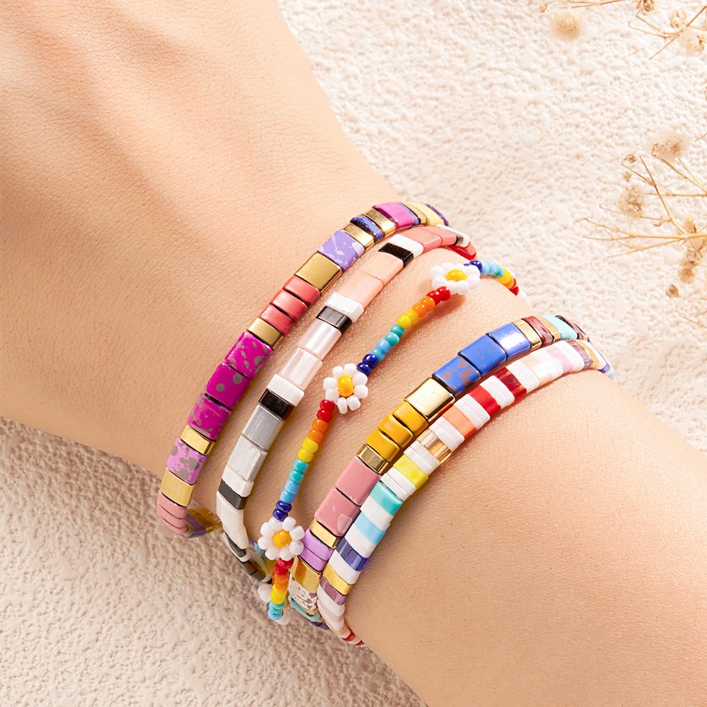 Bezauberndes Tila-armband, Buntes Armband, Geschenk Für Sie - soufeede