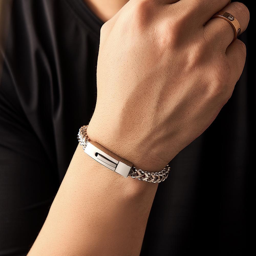 Personalisiertes Namensarmband, Einfaches Geschenk Für Ihn - soufeede