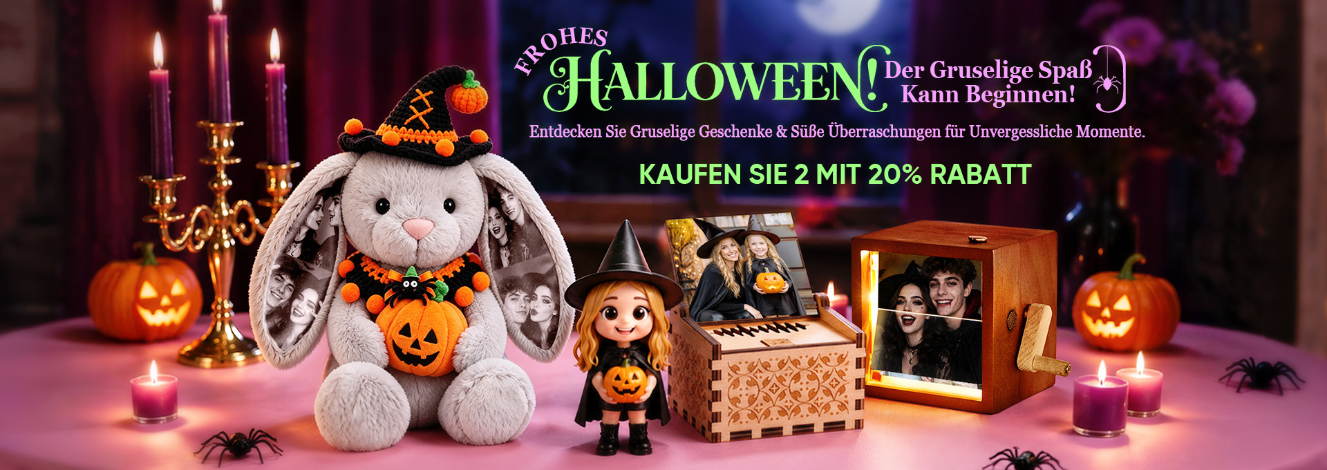 Feiern Sie Halloween mit gruseligen Geschenken,...