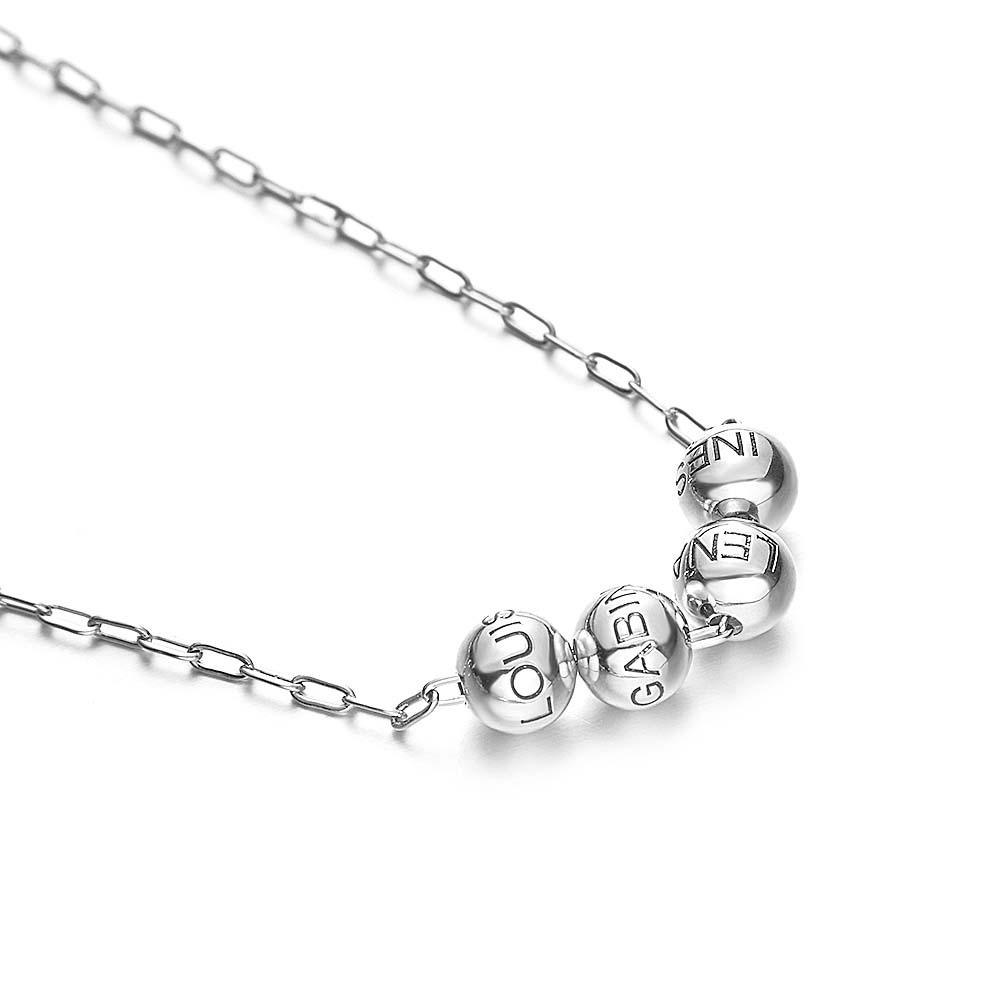 Personalisierte Halskette, Die Perfekte Möglichkeit, Ihre Liebe Mit Dem Einzigartigen Und Herzlichen Geschenk Mit 1–8 Namen Zu Zeigen - soufeede