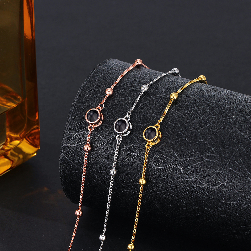 Personalisiertes Projektionsbild-armband, Einfaches Armband mit Bild Für Sie