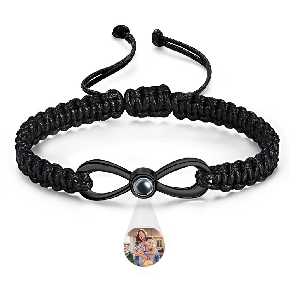 Kundenspezifisches Projektions-foto-armband Kreative Einfache Geschenke Für Paare