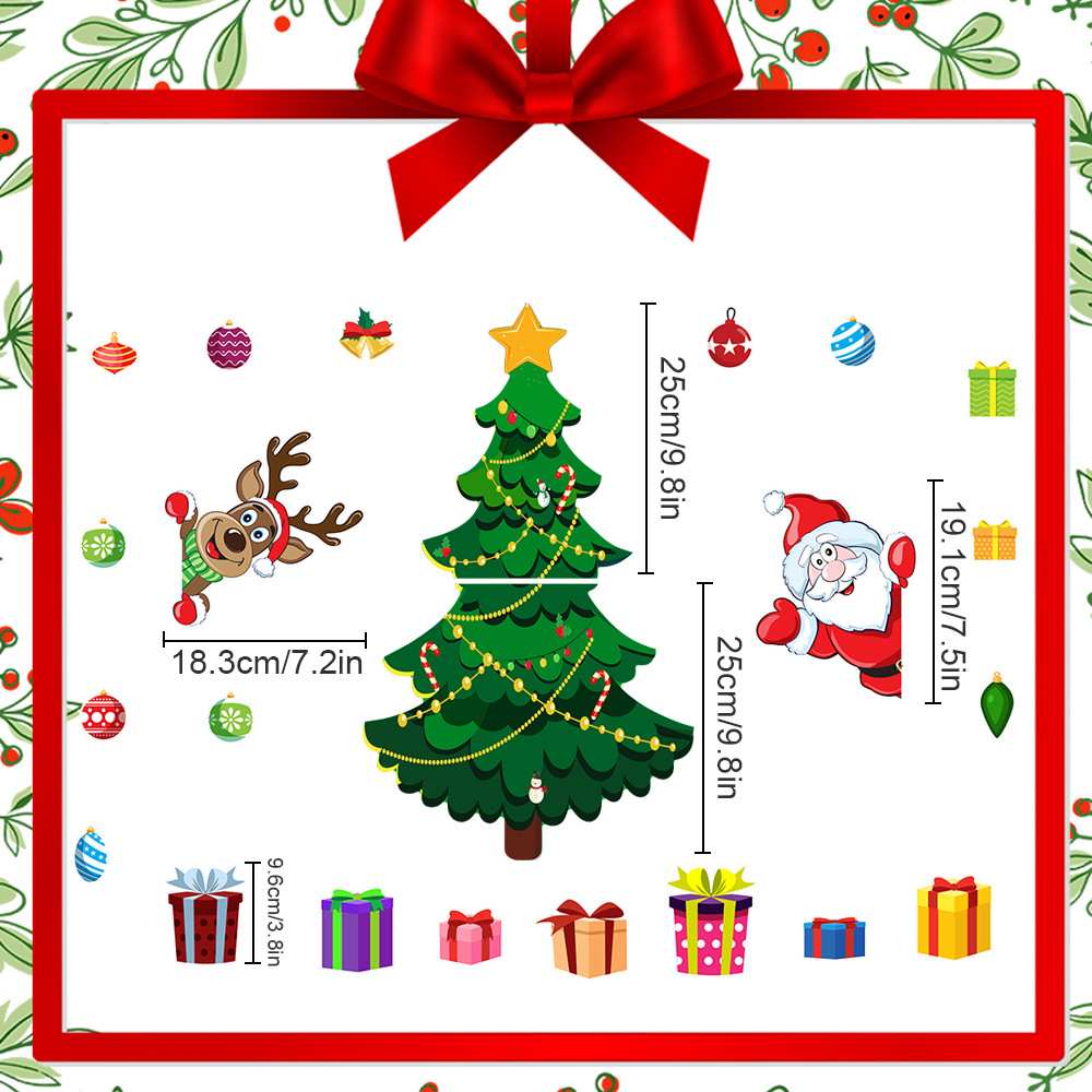Magnetische Aufkleber Für Weihnachtsbaumschmuck, Kühlschrankmagnete, Aufkleberdekoration - soufeelde