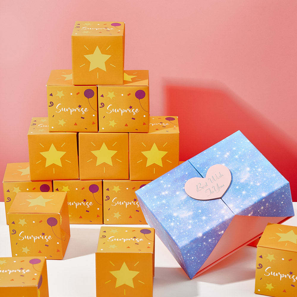 Diy-überraschungsgeschenkbox-explosion Für Geld-cash-pop-up-geschenkbox Für Liebhaber - soufeede