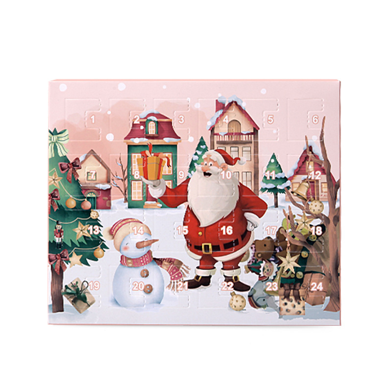 Weihnachten Charm Kalender Advent 24 Countdown Überraschung Blind Box Diy Charms Kinder Armband Set - soufeede