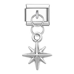 Italienischer Starburst-charm Für Italienische Charm-armbänder Composable Link