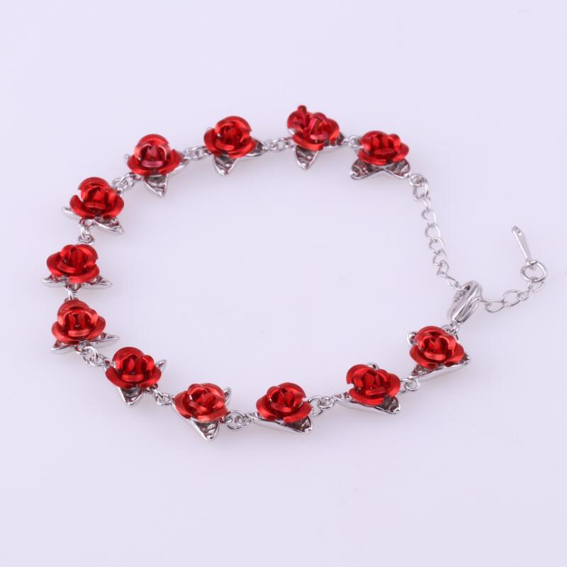 Rosenblüten-armband, Vintage-rosenschmuck, Valentinstagsgeschenk Für Frauen - soufeede