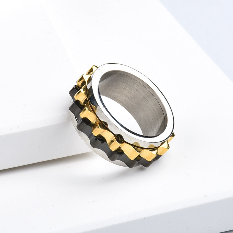 Spinner-ring Für Angstzustände, Fidget-ringe Zur Linderung Von Stress, Angstring Für Männer - soufeede
