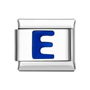 Blauer Italienischer E-charm Für Italienische Charm-armbänder Composable Link