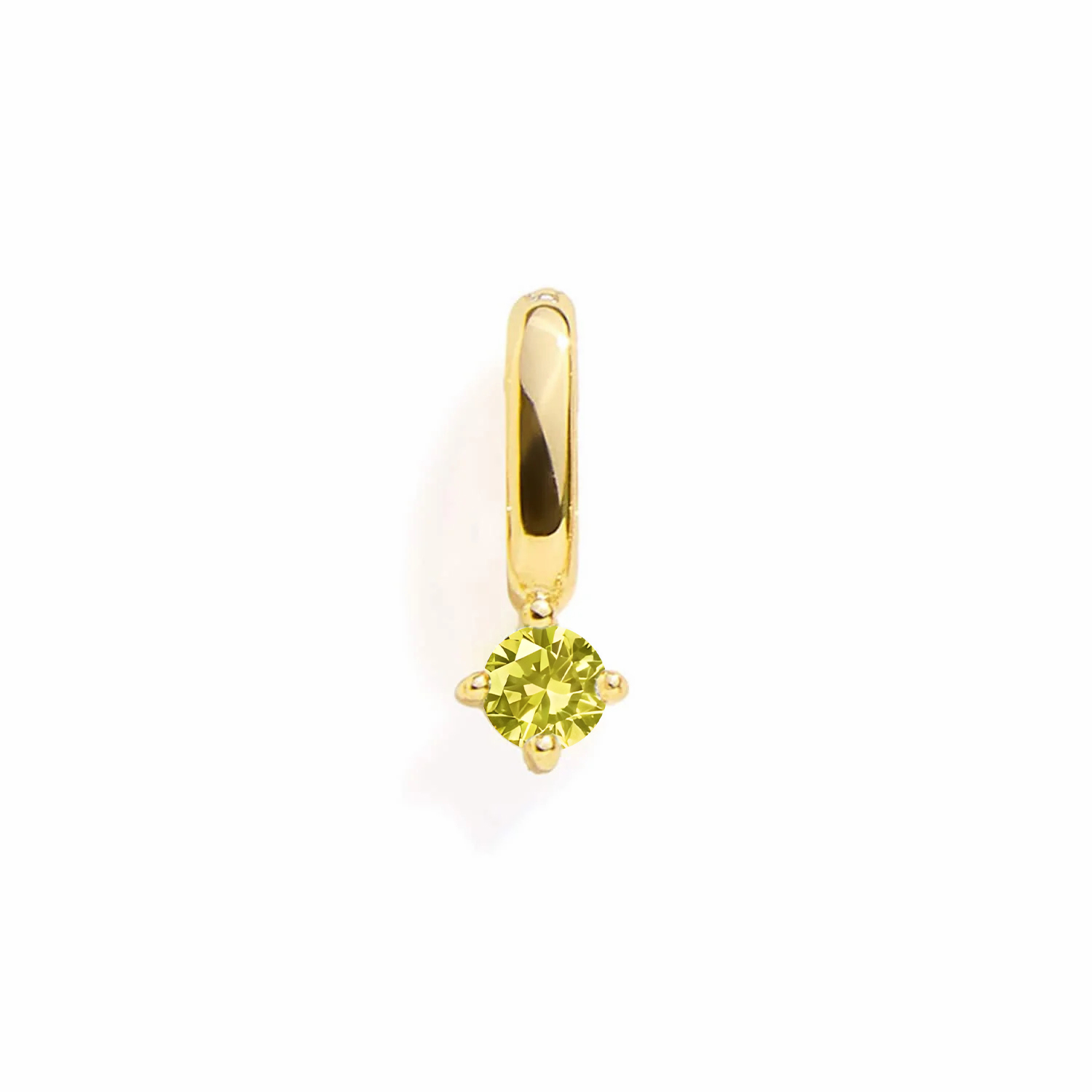 Gelber Topas-anhänger – Gold