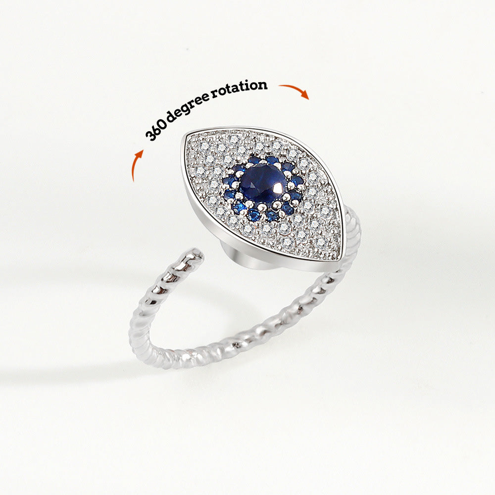 Angstring Dekompressionsring Anti-angstlinderung Verstellbarer Ring Schmuck Geschenk - soufeede