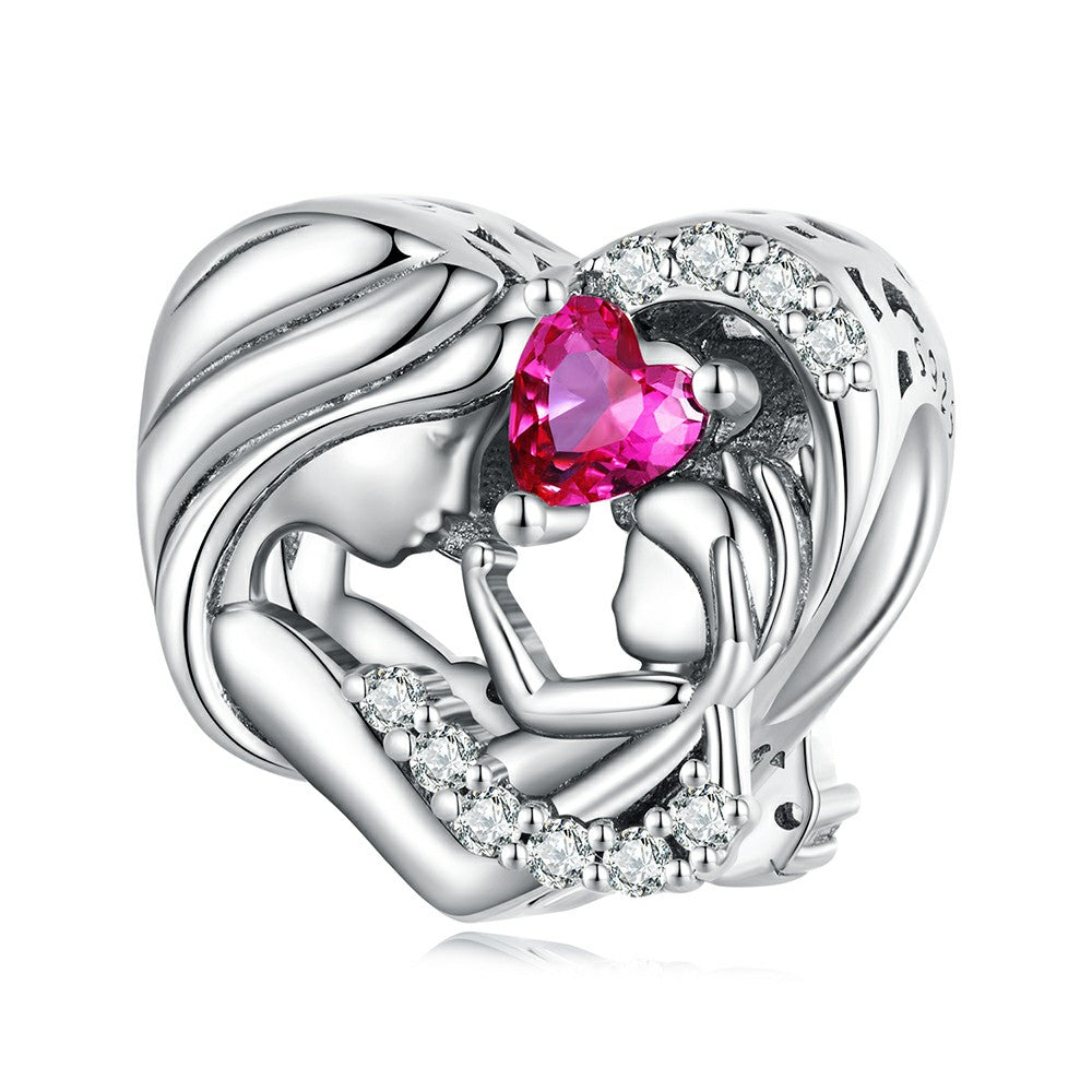 Charm „Mutter und Sohn verbunden“ aus 925er Sterlingsilber xs2014