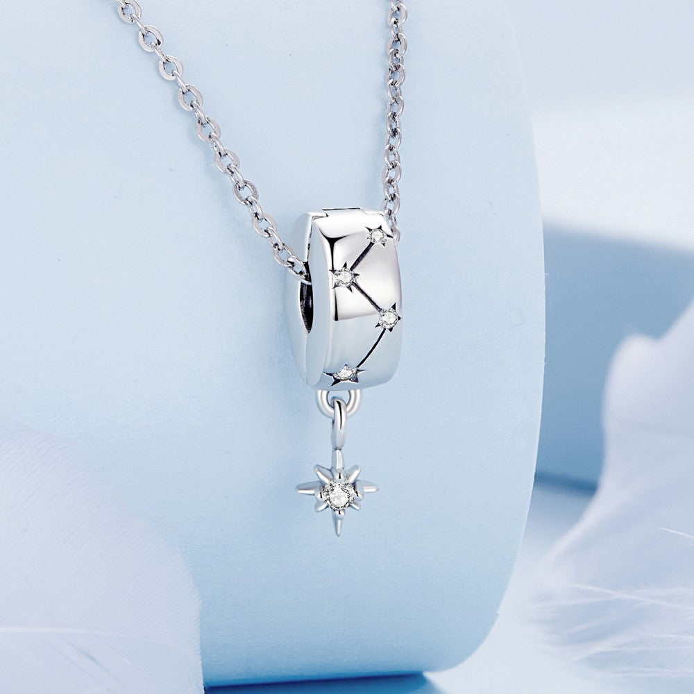 Starburst runder Charm 925er Sterlingsilber xs2096