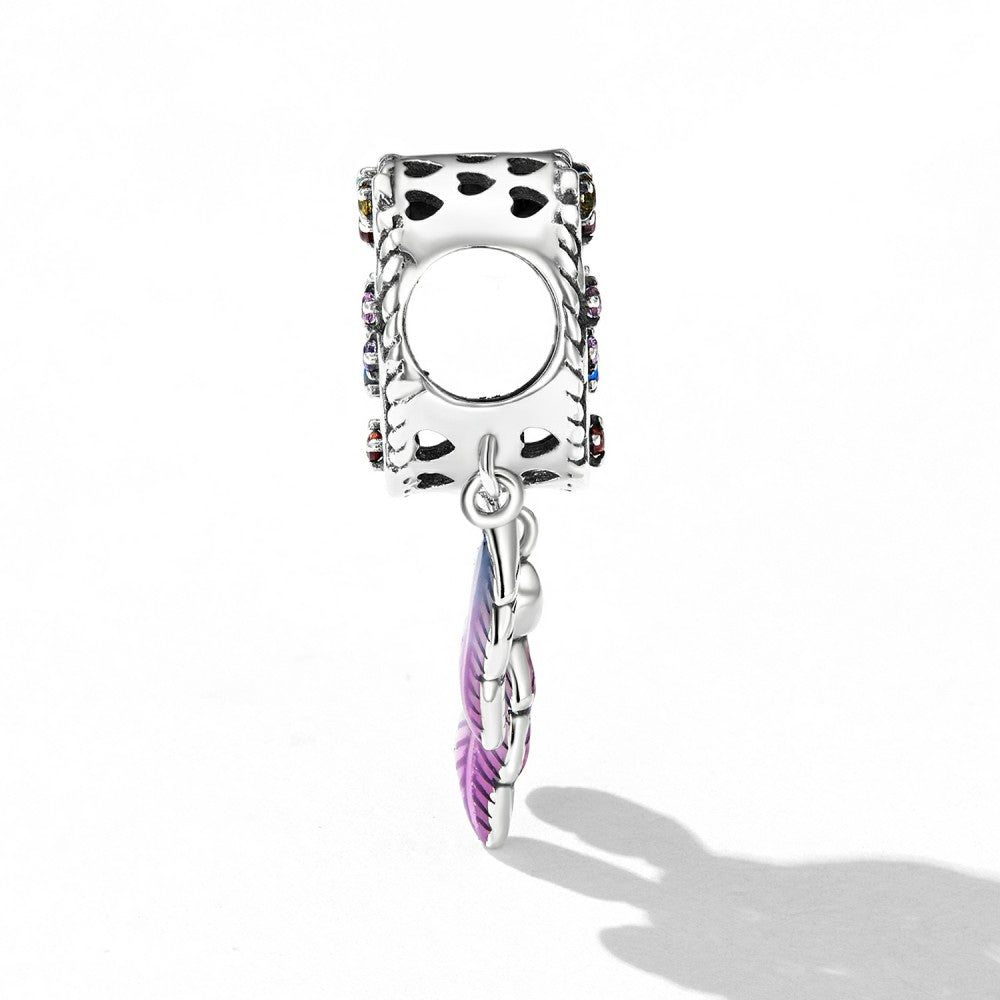 Baum des Lebens und Traumfänger-Charm 925er Sterlingsilber xs2232