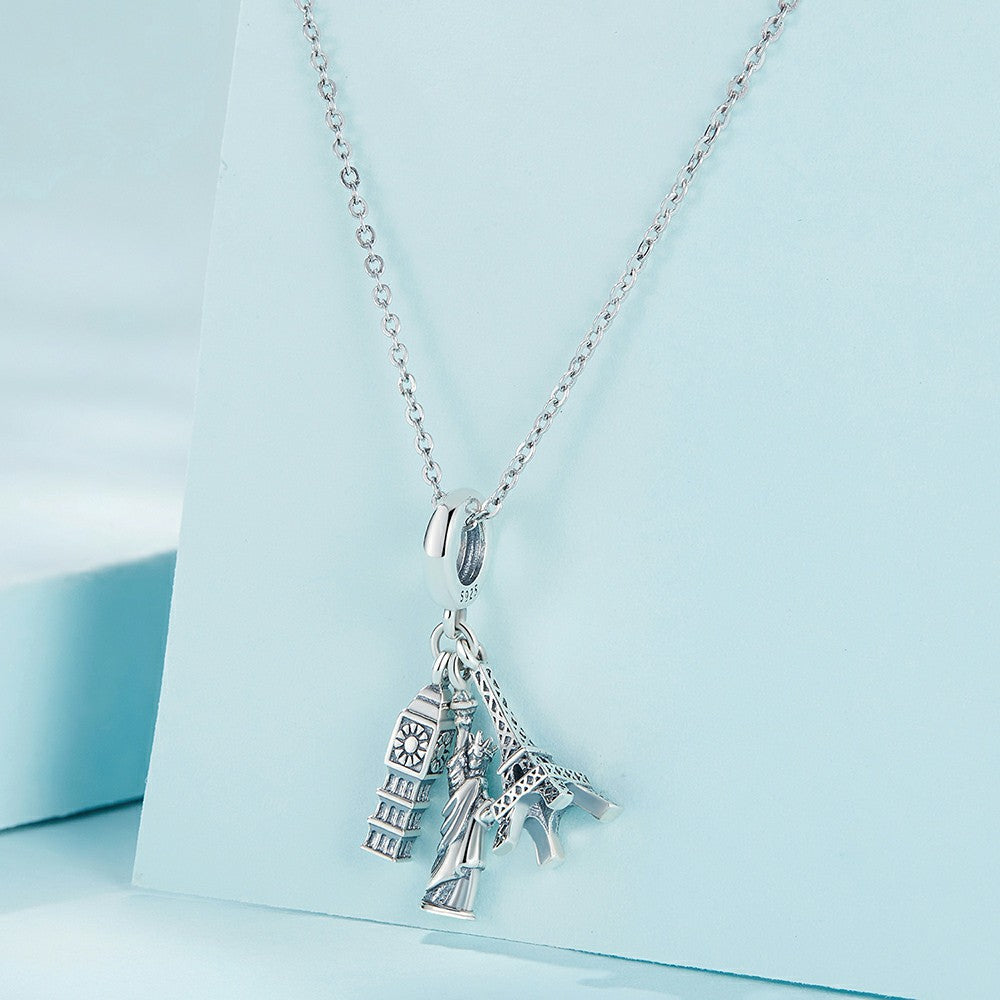 Global Tour-Anhänger, 925er-Sterlingsilber, YB2361