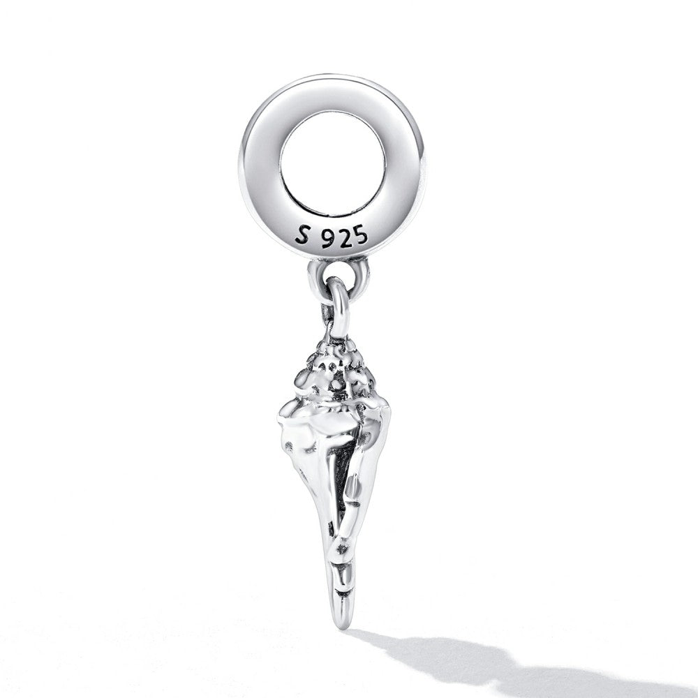 Muschel-Anhänger, 925er Sterlingsilber, YB2515