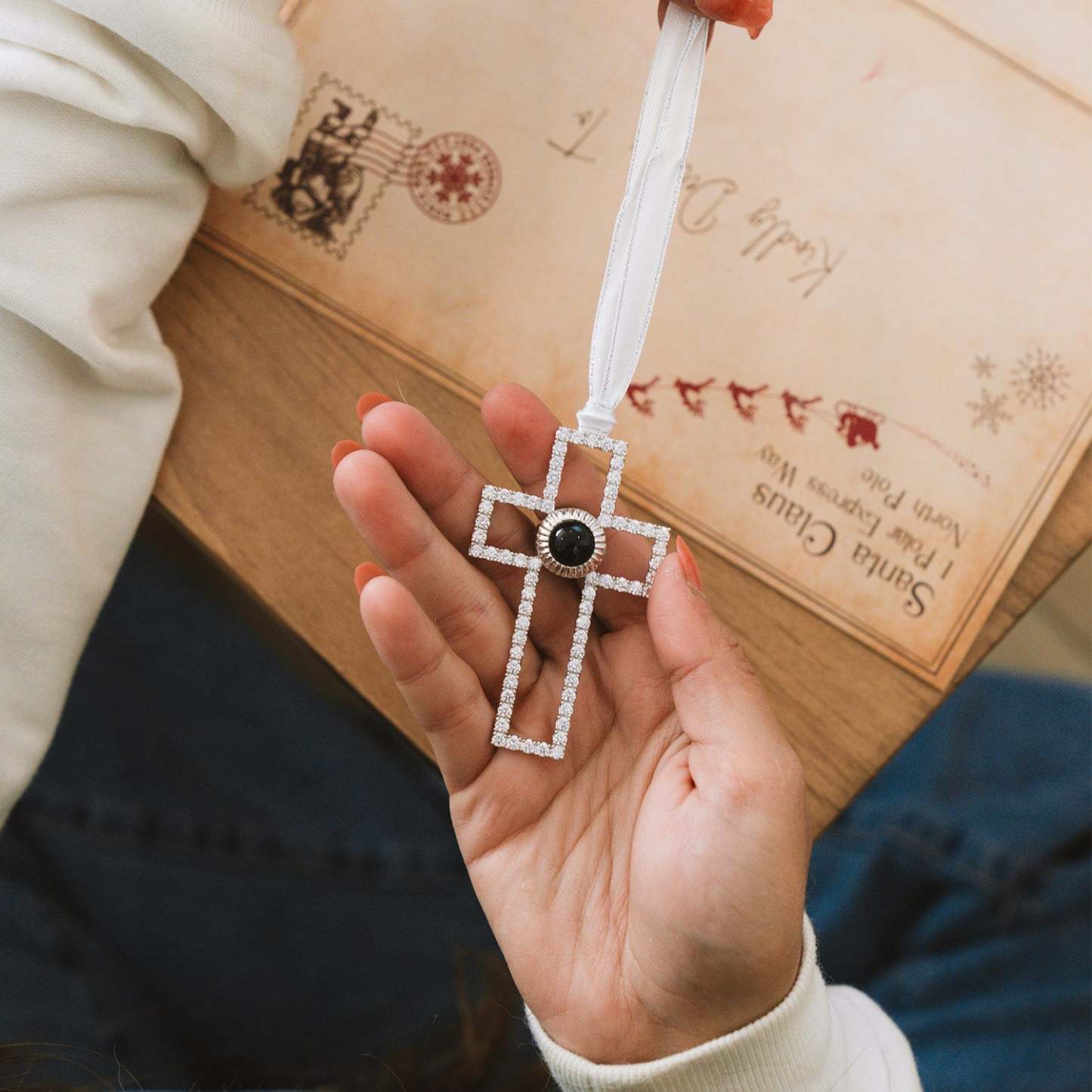 Personalisierte Schneeflocke Foto Ornament Weihnachtsgeschenke