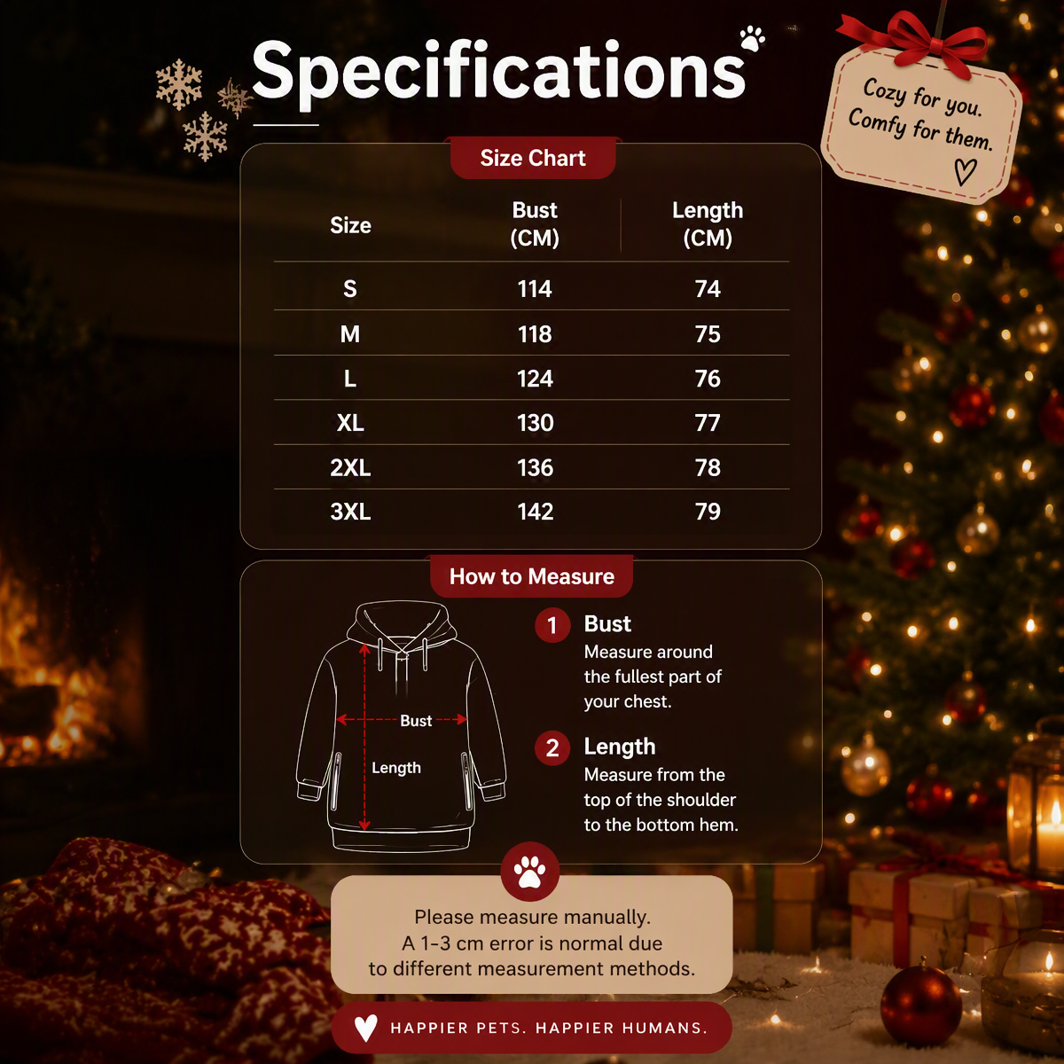 Weihnachts-Pet-Pouch-Hoodie – Gemütlicher Sherpa-Pullover Mit Integrierter Katzen- Und Hundetasche, Lebkuchen- Und Schneemann-Weihnachts-Sweatshirt - soufeelde