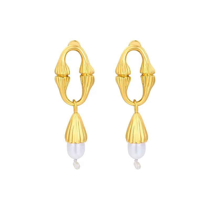 Creolen Mit Perlen Aus Der Equisetum-kollektion - soufeede