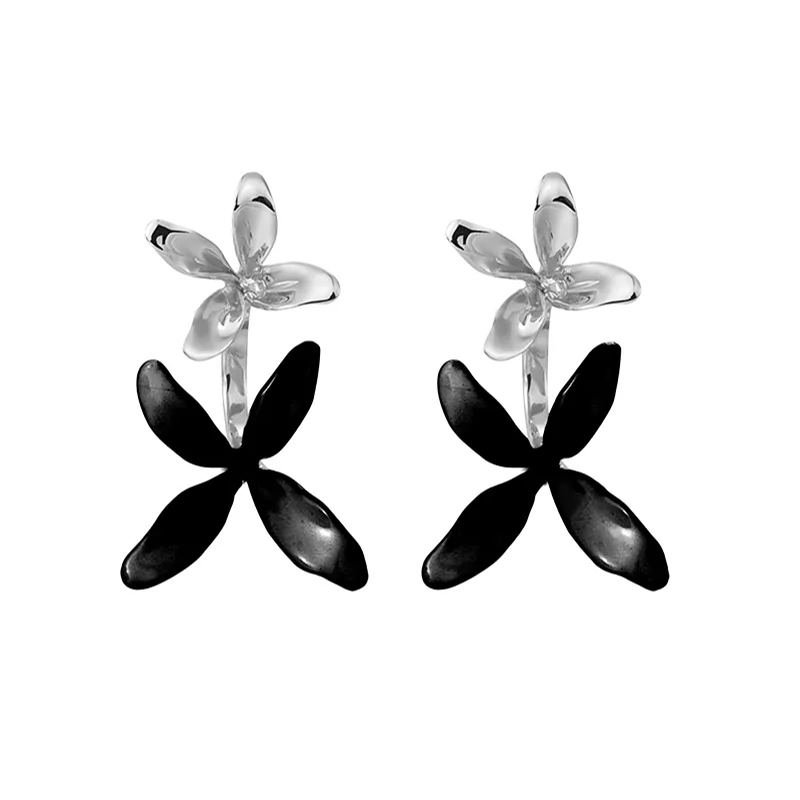 Zweifarbige Biflorale Tropfenohrringe Aus Der Orchids Collection - soufeede