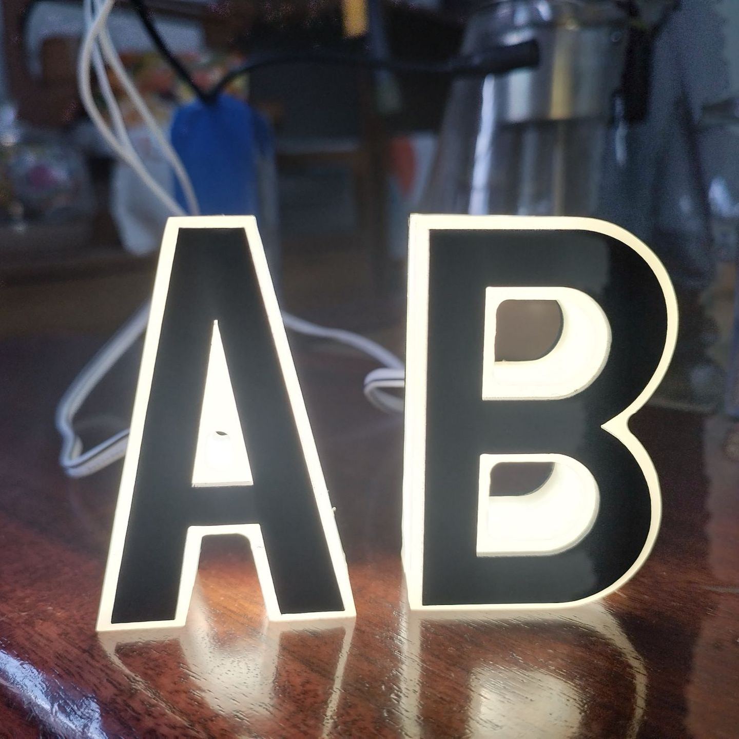 Digitale Led-türschilderbeleuchtung, 12-v-anschluss, Wasserdicht, Personalisierbar, Beleuchtete Türnummer, Weihnachtsdekoration - soufeelde